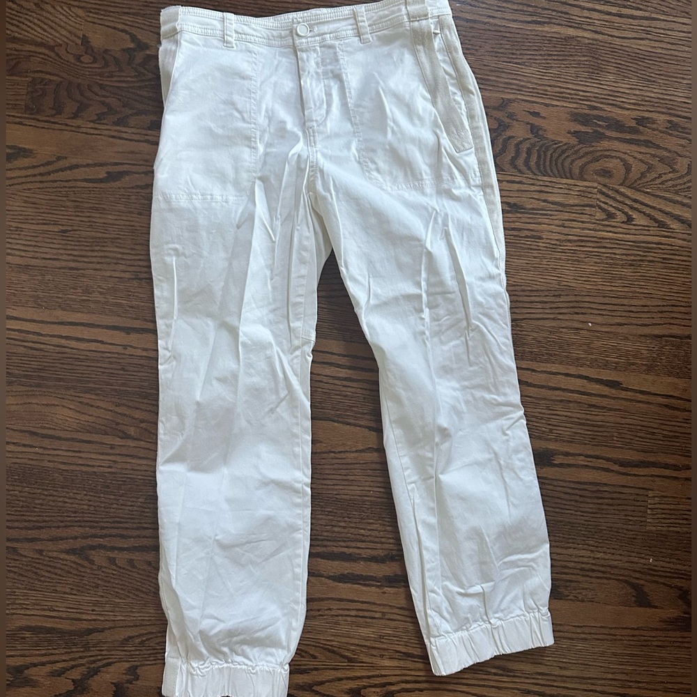 Anthropologie off white pants